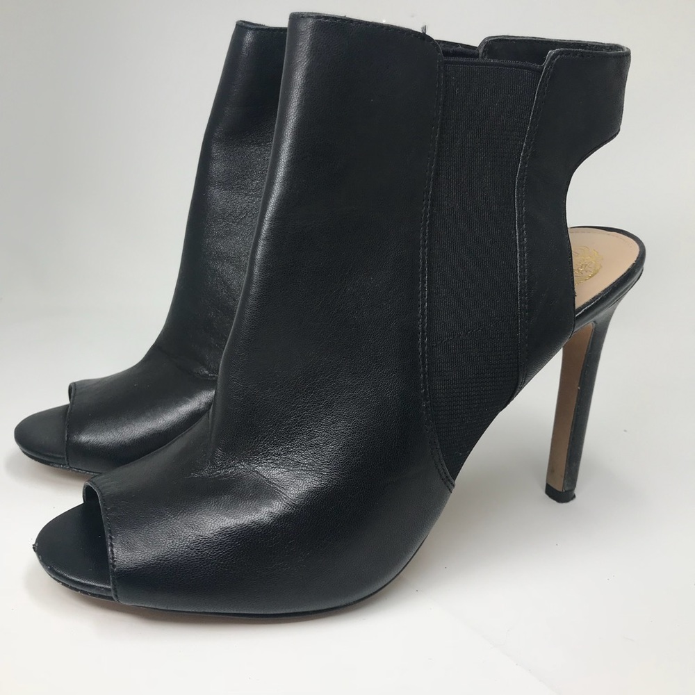 Vince Camuto Open Toe Bootie Kylie 7 Black